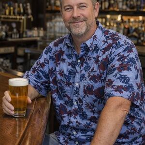 NWT Van Heusen Blue and Burgundy Floral Shirt size 3XLT